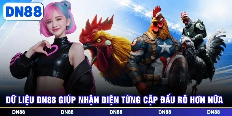 Dữ liệu DN88 giúp nhận diện từng cặp đấu rõ hơn nữa